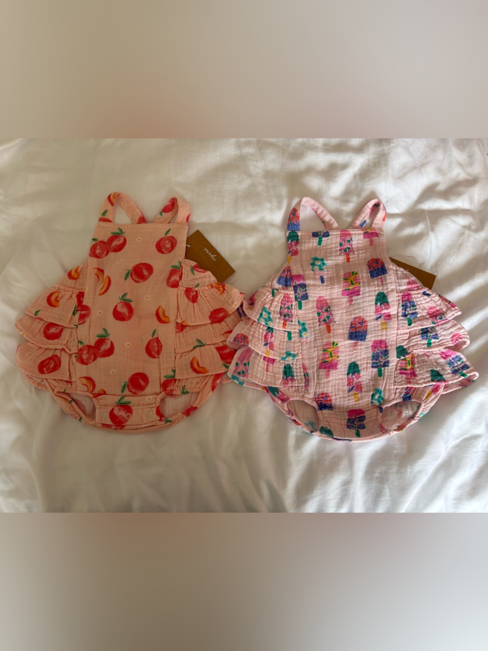 Angel Dear Organic Cotton Bubble Rompers